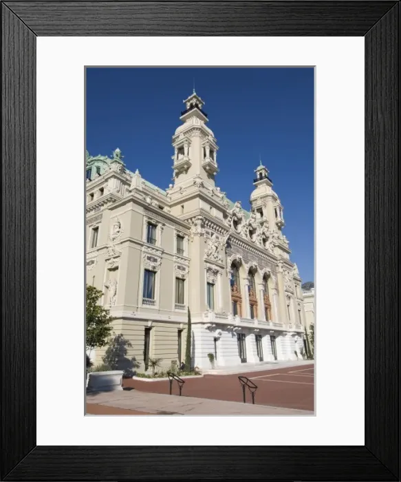 Framed Print : Principality of Monaco, Cote d Azur, Montecarlo, Casino Framed Print : Principality of Monaco, Cote d Azur, Montecarlo, Casino