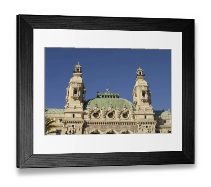 Framed Print : Principality of Monaco, Cote d Azur, Montecarlo, Casino