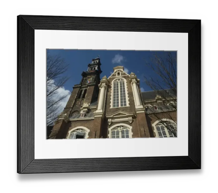 Framed Print : The Netherlands (aka Holland), Amsterdam. Westerkerk (aka West Church) 17th century Framed Print : The Netherlands (aka Holland), Amsterdam. Westerkerk (aka West Church) 17th century