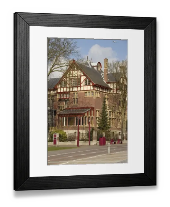 Framed Print : Netherlands (aka Holland), Amsterdam. Museum Quarter, near Rijksmuseum & Van Gogh Museum