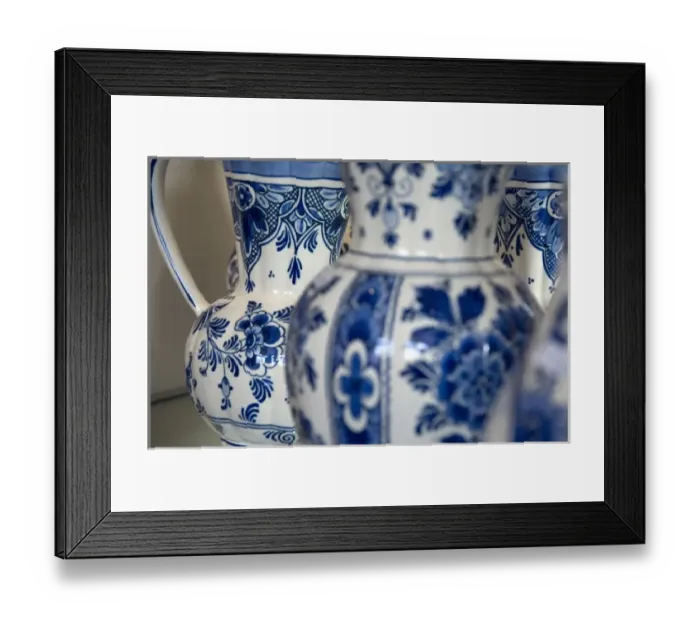 Framed Print : Europe, The Netherlands (aka Holland), Delft. Royal Delft Factory since 1653. Delft pottery store Framed Print : Europe, The Netherlands (aka Holland), Delft. Royal Delft Factory since 1653. Delft pottery store