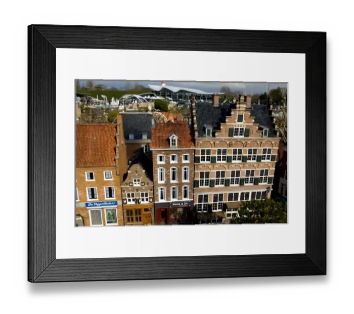 Framed Print : Europe, The Netherlands (aka Holland), The Hague, Madurodam. Miniature city depicting Framed Print : Europe, The Netherlands (aka Holland), The Hague, Madurodam. Miniature city depicting