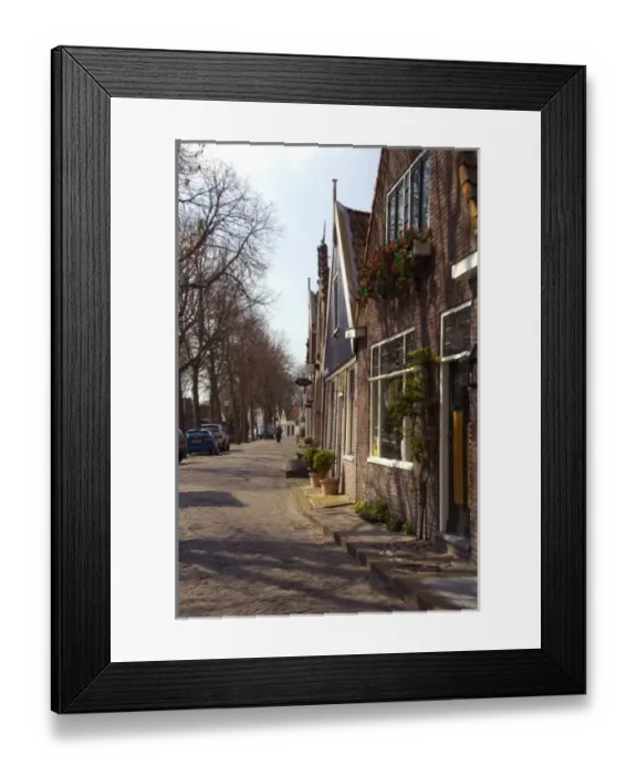Framed Print : Europe, The Netherlands (aka Holland). Medieval cheese producing town of Edam Framed Print : Europe, The Netherlands (aka Holland). Medieval cheese producing town of Edam
