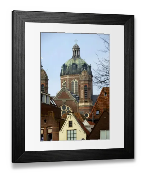 Framed Print : Netherlands (aka Holland), West Friesland, Hoorn. Neo-Renaissance style Roman Catholic H