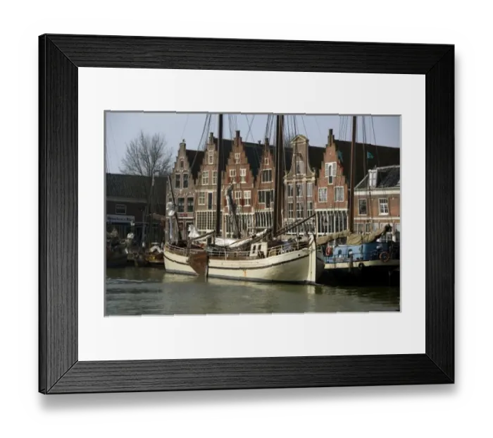 Framed Print : Europe, The Netherlands (aka Holland), Hoorn. Historis Hoorn Harbor Framed Print : Europe, The Netherlands (aka Holland), Hoorn. Historis Hoorn Harbor