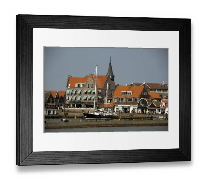 Framed Print : Netherlands (aka Holland), Volendam. Picturesque fishing village on the IJsselmeer Framed Print : Netherlands (aka Holland), Volendam. Picturesque fishing village on the IJsselmeer