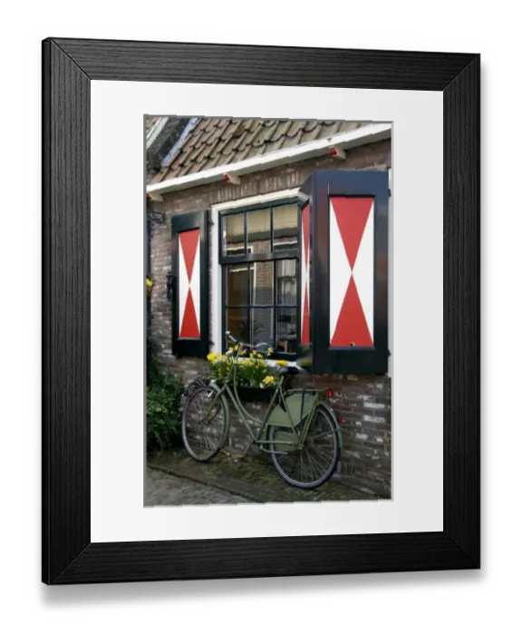 Framed Print : Europe, The Netherlands (aka Holland), Volendam. Popular picturesque fishing village Framed Print : Europe, The Netherlands (aka Holland), Volendam. Popular picturesque fishing village