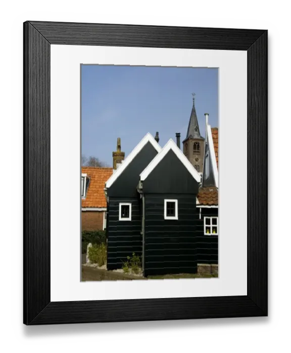 Framed Print : Europe, The Netherlands (aka Holland), Volendam. Popular picturesque fishing village Framed Print : Europe, The Netherlands (aka Holland), Volendam. Popular picturesque fishing village