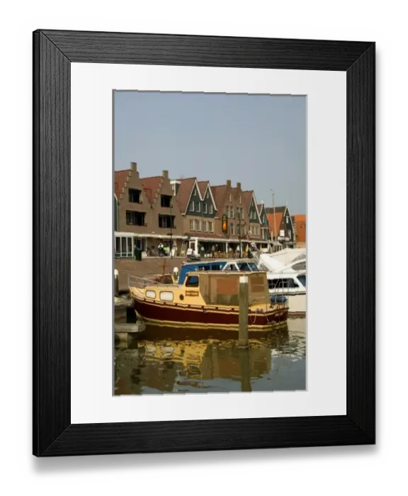 Framed Print : Europe, The Netherlands (aka Holland), Volendam. Popular picturesque fishing village Framed Print : Europe, The Netherlands (aka Holland), Volendam. Popular picturesque fishing village