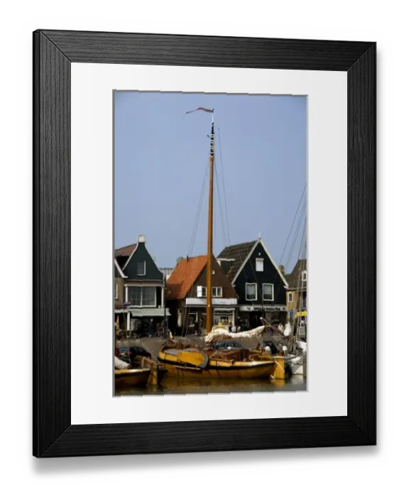 Framed Print : Europe, The Netherlands (aka Holland), Volendam. Popular picturesque fishing village Framed Print : Europe, The Netherlands (aka Holland), Volendam. Popular picturesque fishing village