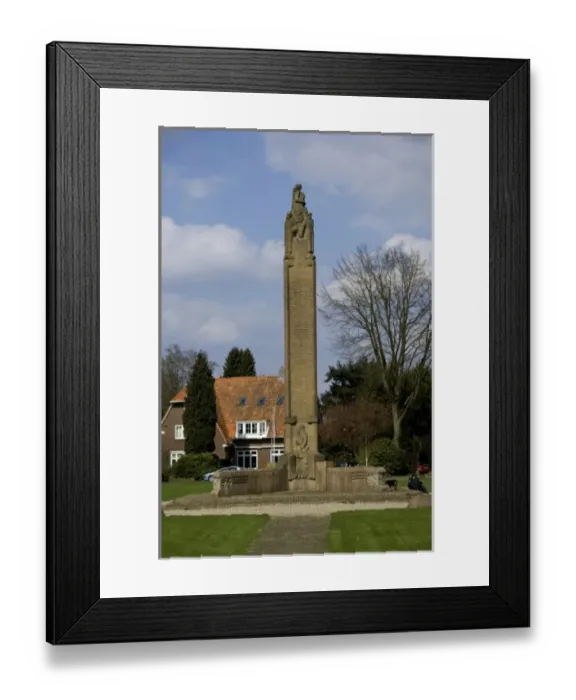 Framed Print : Netherlands (aka Holland), Arnhem, Oosterbeek. War memorial at Hartenstein (aka Airborne Framed Print : Netherlands (aka Holland), Arnhem, Oosterbeek. War memorial at Hartenstein (aka Airborne