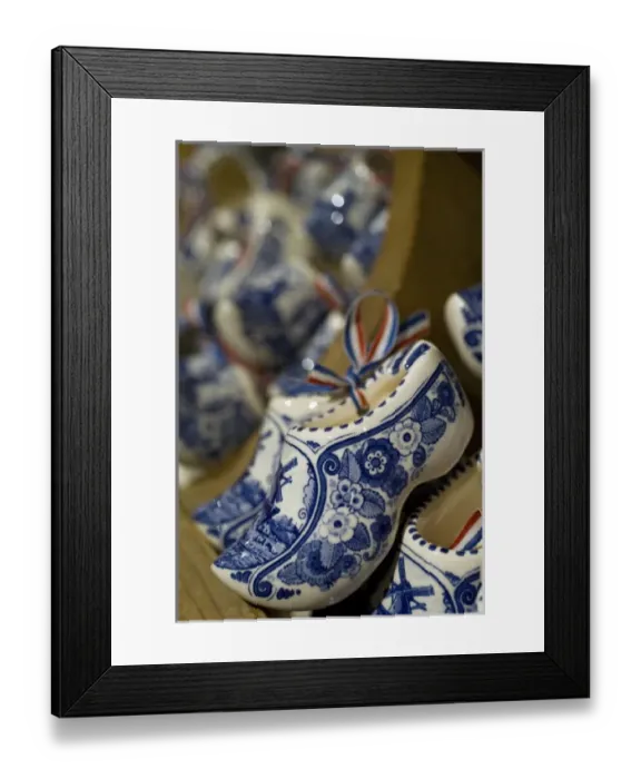 Framed Print : Netherlands (aka Holland), Zaandam. Zaanse Schans, Wooden Shoe Museum, store selling Framed Print : Netherlands (aka Holland), Zaandam. Zaanse Schans, Wooden Shoe Museum, store selling