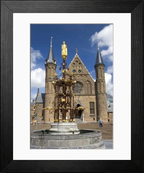 Framed Print : The Binnenhof inner court and the Knights Hall at The Hague in the province of South Holland Framed Print : The Binnenhof inner court and the Knights Hall at The Hague in the province of South Holland