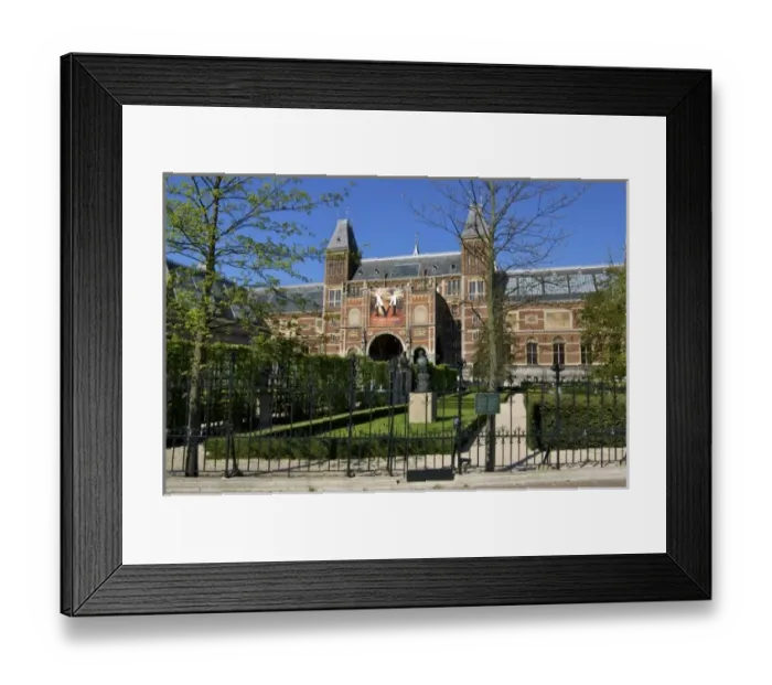 Framed Print : Europe, Netherlands, Holland, Amsterdam, the Rijksmuseum in spring Framed Print : Europe, Netherlands, Holland, Amsterdam, the Rijksmuseum in spring