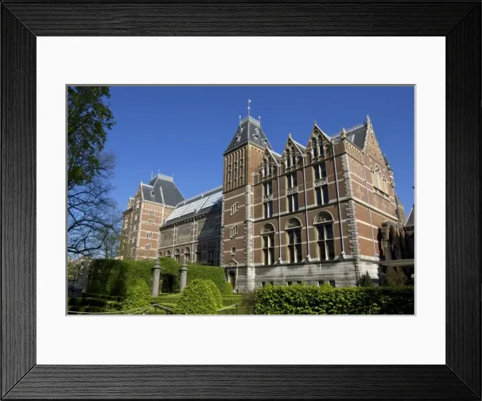 Framed Print : Europe, Netherlands, Holland, Amsterdam, the Rijksmuseum in spring Framed Print : Europe, Netherlands, Holland, Amsterdam, the Rijksmuseum in spring