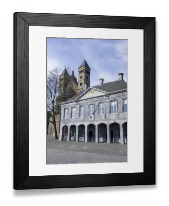 Framed Print : Netherlands, Limburg, Mstricht, Basilica of Saint Servatius and old Guard House Framed Print : Netherlands, Limburg, Mstricht, Basilica of Saint Servatius and old Guard House