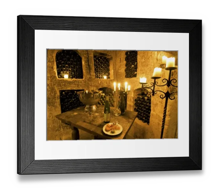 Framed Print : Europe, Netherlands, Limburg, Mstricht, Chateau Neercanne interior of wine celler Framed Print : Europe, Netherlands, Limburg, Mstricht, Chateau Neercanne interior of wine celler