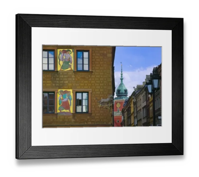 Framed Print : Historical buildings in Market Square, old town, Warsaw, Poland Framed Print : Historical buildings in Market Square, old town, Warsaw, Poland