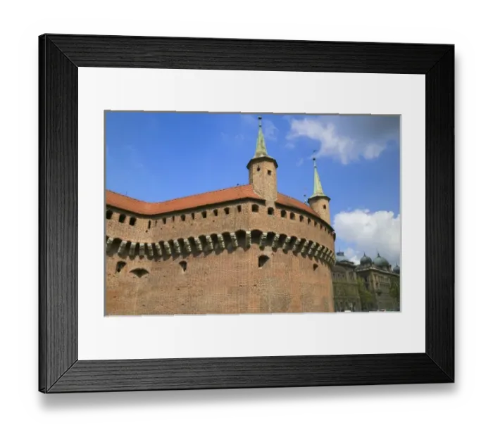 Framed Print : The Barbican, Krakow, Poland Framed Print : The Barbican, Krakow, Poland
