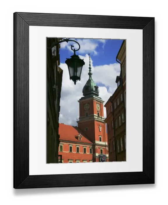 Framed Print : Royal Castle with square, Warsaw, Poland Framed Print : Royal Castle with square, Warsaw, Poland