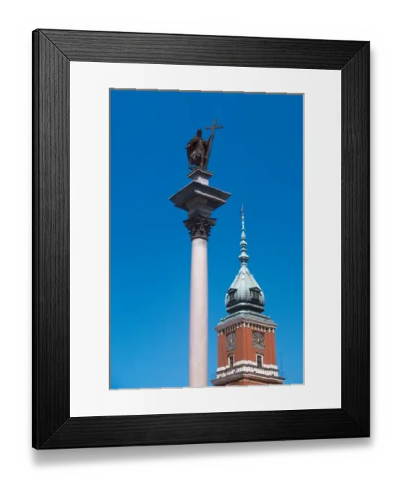 Framed Print : POLONIA. WARSAW. View of the Sigismund III Waza column (1566-1632) of 22 m. tall Framed Print : POLONIA. WARSAW. View of the Sigismund III Waza column (1566-1632) of 22 m. tall