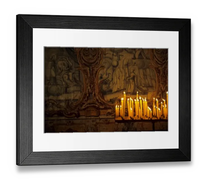 Framed Print : Portugal: Setubal, Igreja de Jesus (17th century) with azulejos Framed Print : Portugal: Setubal, Igreja de Jesus (17th century) with azulejos