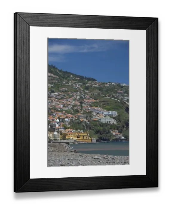 Framed Print : Portugal, Madeira Island, Funchal. Historic yellow Saint Tiago Fortress (aka Forte de Sao Tiago) Framed Print : Portugal, Madeira Island, Funchal. Historic yellow Saint Tiago Fortress (aka Forte de Sao Tiago)