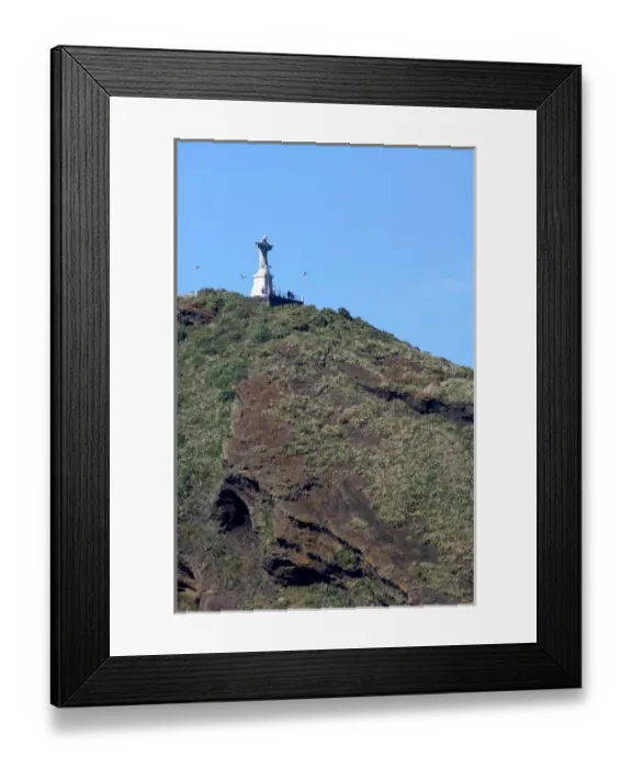 Framed Print : Portugal, Madeira Island, Funchal. Christ statue at Ponta do Garajau, erected in 1927 Framed Print : Portugal, Madeira Island, Funchal. Christ statue at Ponta do Garajau, erected in 1927