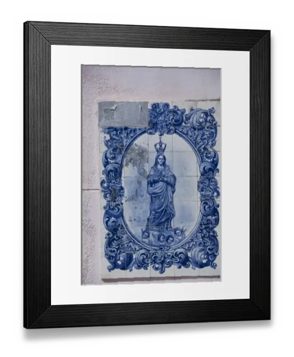 Framed Print : Europe, Portugal. Seaside city of Cascais, about 20 minutes from Lisbon. Traditional