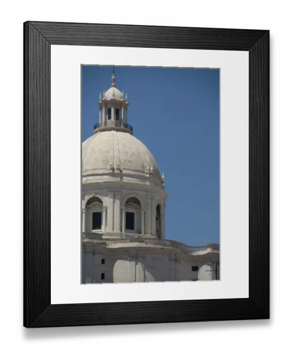 Framed Print : Europe, Portugal, Lisbon (aka Lisboa). Baroque National Pantheon (aka Igreja de Santa Engracia)