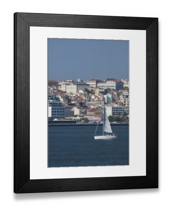Framed Print : Europe, Portugal, Lisbon (aka Lisboa). Tagus River view of the historic Lisbon skyline Framed Print : Europe, Portugal, Lisbon (aka Lisboa). Tagus River view of the historic Lisbon skyline