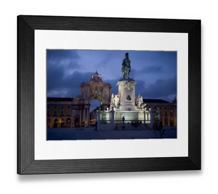 Framed Print : Dom Jose I king at time of earthquake of 1755, Praca do Comercio, Lisbon, Portugal Framed Print : Dom Jose I king at time of earthquake of 1755, Praca do Comercio, Lisbon, Portugal