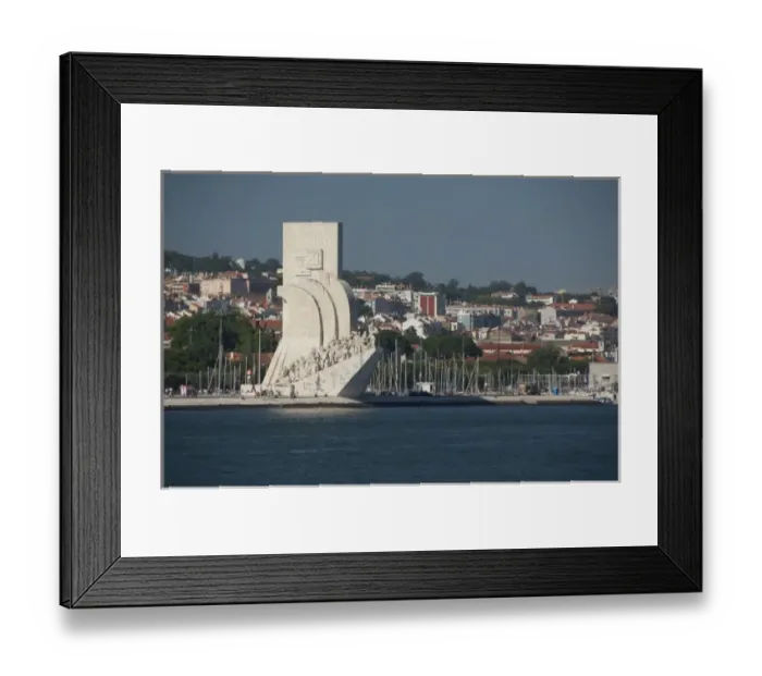 Framed Print : Europe, Portugal, Lisbon (aka Lisboa). Monument of the Discoveries (aka Padrao dos Descobrimentos)
