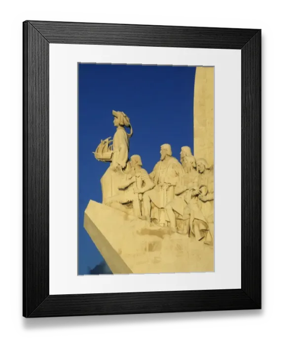 Framed Print : Portugal, Monument to the Discoveries, Lisbon, Belem area Framed Print : Portugal, Monument to the Discoveries, Lisbon, Belem area