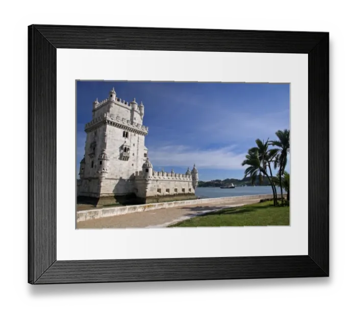 Framed Print : Portugal, Lisbon. Belem Tower, a UNESCO World Heritage Site in the Belem district of Lisbon Framed Print : Portugal, Lisbon. Belem Tower, a UNESCO World Heritage Site in the Belem district of Lisbon