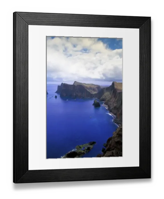 Framed Print : Portugal, Madeira, Ponta de Sao Laurenco