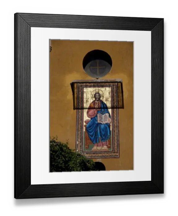 Framed Print : Romania, Transylvania, Brasov. Romanian orthodox church The Assumption of the Virgin, c Framed Print : Romania, Transylvania, Brasov. Romanian orthodox church The Assumption of the Virgin, c