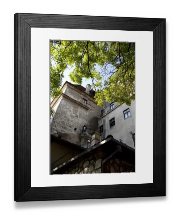 Framed Print : Romania, Transylvania, Bran Castle National Monument (aka Draculas Castle), c. 1377