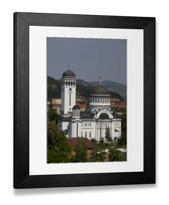 Framed Print : Romania, Transylvania, Sighisoara. Romanian orthodox church Framed Print : Romania, Transylvania, Sighisoara. Romanian orthodox church