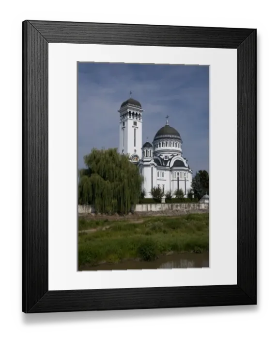 Framed Print : Romania, Transylvania, Sighisoara. Romanian orthodox church