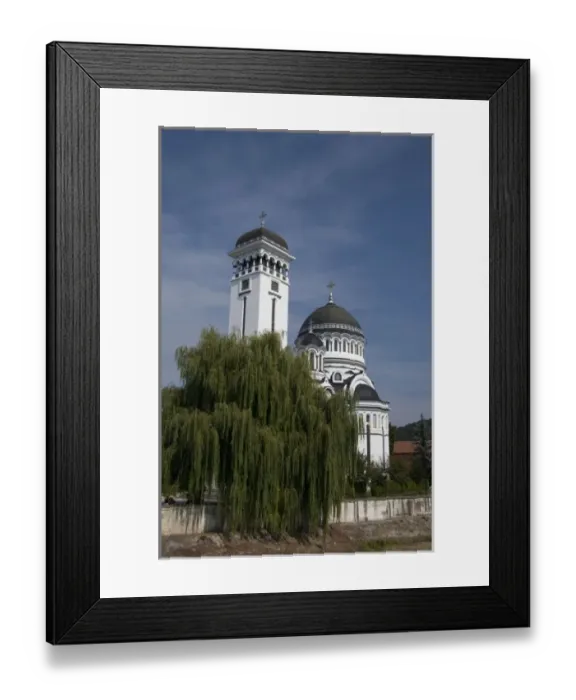 Framed Print : Romania, Transylvania, Sighisoara. Romanian orthodox church Framed Print : Romania, Transylvania, Sighisoara. Romanian orthodox church