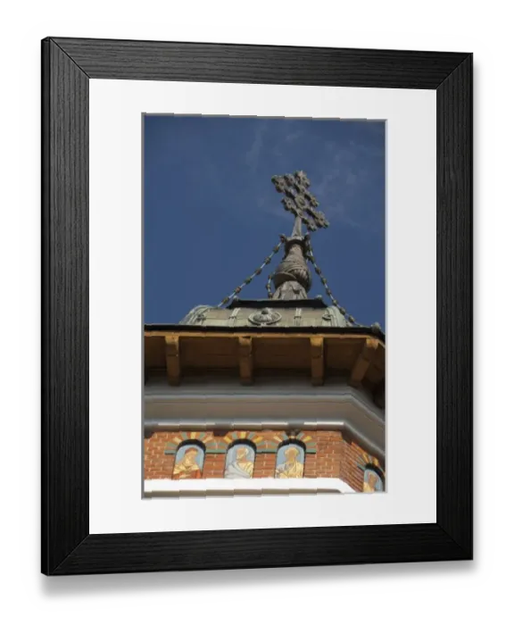 Framed Print : Romania, Wallachia, Carpathian Mountains, Sinaia. New Sinaia Monastery (1800 s)