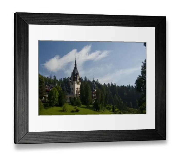 Framed Print : Romania, Sinaia. Neo-Renaissance Peles Castle, c. 1873. Royal summer residence in