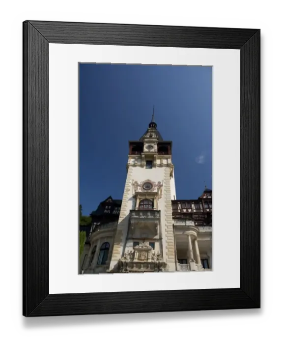 Framed Print : Romania, Sinaia. Neo-Renaissance Peles Castle, c. 1873. Summer residence of King Carol I