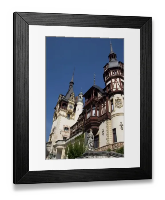 Framed Print : Romania, Sinaia. Neo-Renaissance Peles Castle, c. 1873. Summer residence of King Carol I Framed Print : Romania, Sinaia. Neo-Renaissance Peles Castle, c. 1873. Summer residence of King Carol I