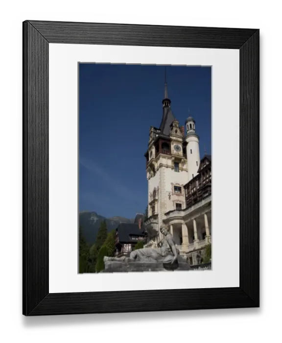 Framed Print : Romania, Sinaia. Neo-Renaissance Peles Castle, c. 1873. Summer residence of King Carol I Framed Print : Romania, Sinaia. Neo-Renaissance Peles Castle, c. 1873. Summer residence of King Carol I