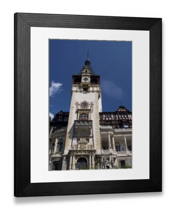 Framed Print : Romania, Sinaia. Neo-Renaissance Peles Castle, c. 1873. Summer residence of King Carol I