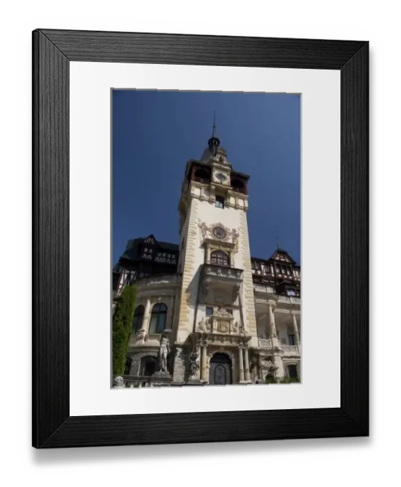 Framed Print : Romania, Sinaia. Neo-Renaissance Peles Castle, c. 1873. Summer residence of King Carol I Framed Print : Romania, Sinaia. Neo-Renaissance Peles Castle, c. 1873. Summer residence of King Carol I