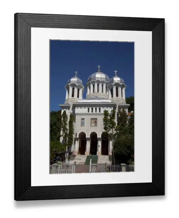 Framed Print : Romania, Carpathian Mountains. Typical Romanian orthodox church Framed Print : Romania, Carpathian Mountains. Typical Romanian orthodox church