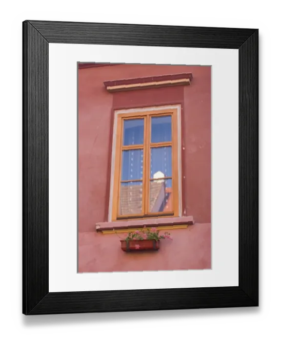 Framed Print : Romania, Sighisoara Window in the old Sighisoara, Sighisoara was originally settled by the Saxons Framed Print : Romania, Sighisoara Window in the old Sighisoara, Sighisoara was originally settled by the Saxons